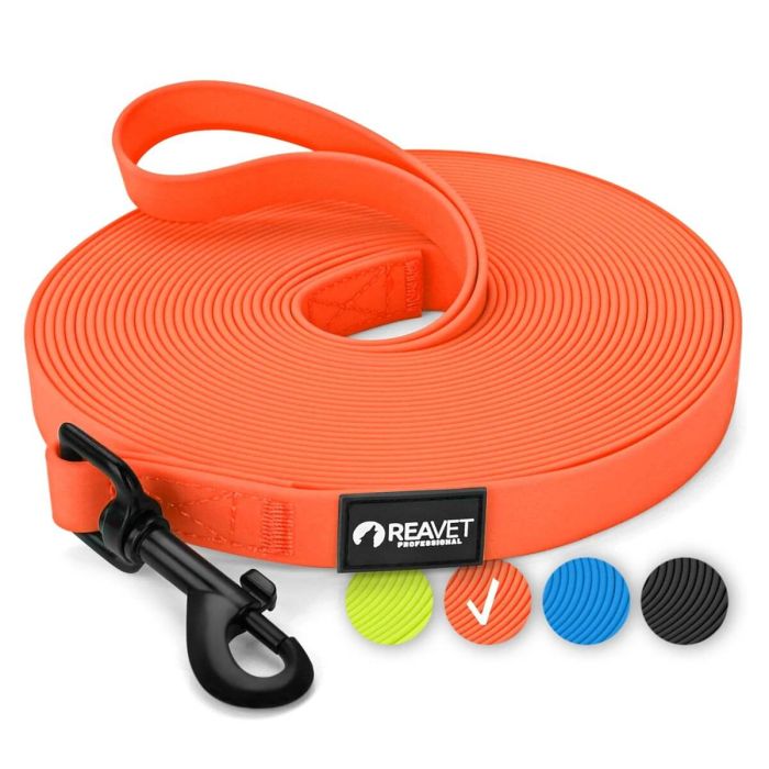 ReaVET Lange Lijn voor Honden - Oranje (10 meter)