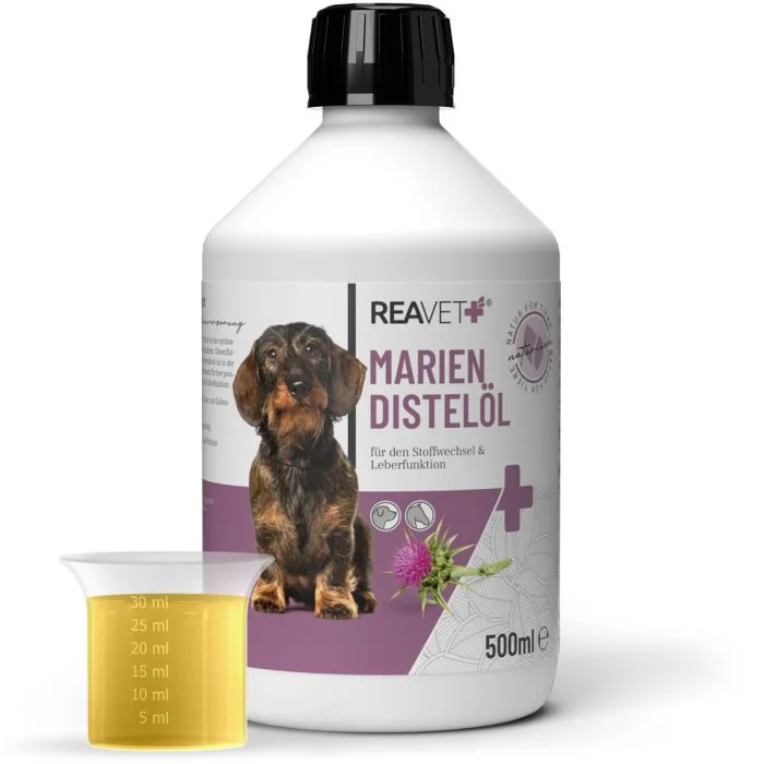 ReaVET Mariadistelolie voor Honden & Paarden (500ml)
