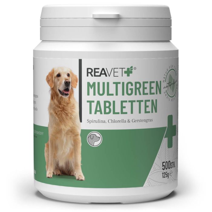 ReaVET MultiGreen tabletten voor Honden (500 stuks)