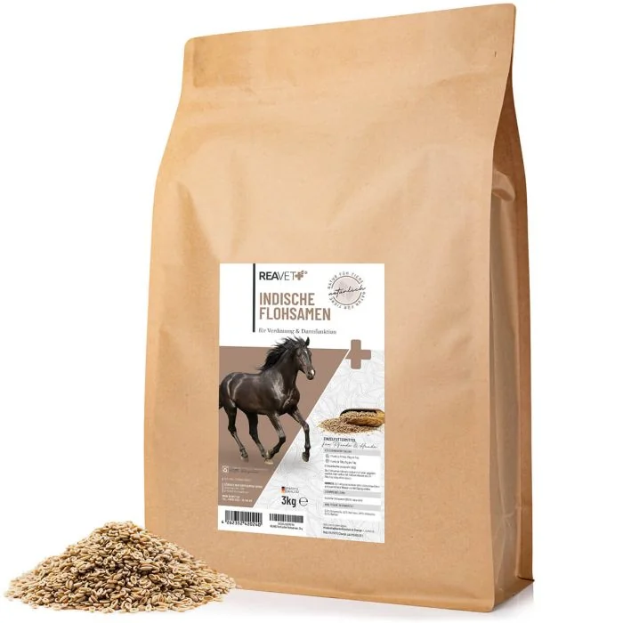 Koop ReaVET Psyllium (vlozaad) voor dieren ✔️ Voor maag & darmen ✔️ Ondersteunt de spijsvertering ✔️ Snel geleverd vanuit Nederland ➤ Aniculis