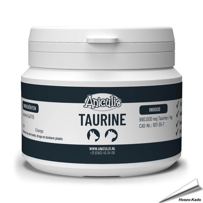 Aniculis taurine voor honden en katten, pot met 100 gram poeder
