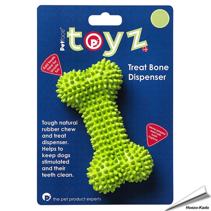 toyz - Rubbere Treat Bot voor honden
