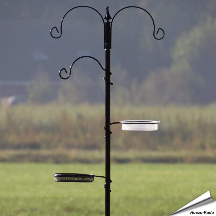 Vogelvoederstation als compleet set ✔️ Stevig, weerbestendig & eenvoudig te monteren ✔️ Perfect voor wilde vogels in de tuin ✔️ Bestel nu online bij Aniculis