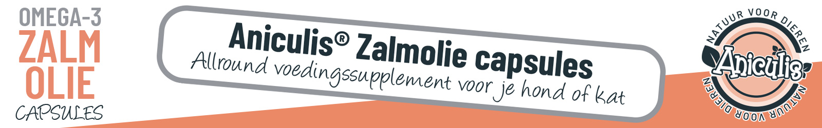 Aniculis Zalmolie Capsules - Allround voedingssupplement voor honden en katten