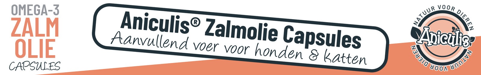Aniculis Zalmolie capsules - Aanvullend voer voor je hond of kat Aniculis Zalmolie capsules - Aanvullend voer voor je hond of kat