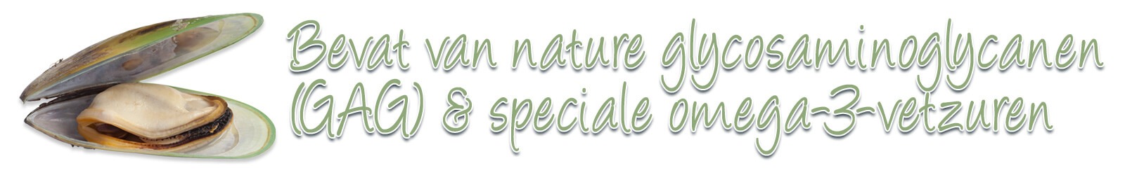 Groenlipmossel Extract van Aniculis - Bevat van nature glucosamine en chondroïtine Groenlipmossel Extract van Aniculis - Bevat van nature glucosamine en chondroïtine