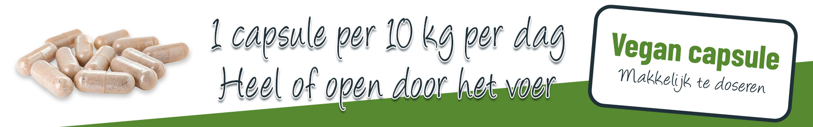 Groenlipmossel capsules van Aniculis - Aanvullend voer voor honden - 100% natuurlijk