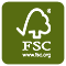 Het FSC&reg; logo geeft aan dat deze producten uitsluitend hout bevatten afkomstig uit goed beheerde bossen. Deze zijn onafhankelijk gecertificeerd in overeenstemming met de regels van het Forest Stewardship Council&reg; (www.fsc.org).